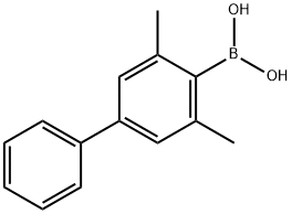 3,5-Dimethylbiphenyl-4-ylboronic acid 구조식 이미지