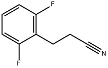 3-(2,6-difluorophenyl)propanenitrile 구조식 이미지