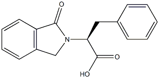 (2S)-2-(1-oxo-2,3-dihydro-1H-isoindol-2-yl)-3-phenylpropanoic acid Structure