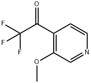 2,2,2-Trifluoro-1-(3-methoxypyridin-4-yl)ethanone Structure
