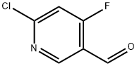 6-Chloro-4-fluoronicotinaldehyde Structure