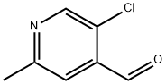 5-CHLORO-2-METHYL-PYRIDINE-4-CARBALDEHYDE Structure