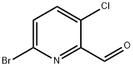 6-bromo-3-chloropicolinaldehyde Structure