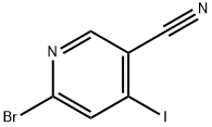 6-Bromo-4-iodonicotinonitrile 구조식 이미지