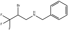 N-(2-Bromo-3,3,3-trifluoropropyl)benzenemethanamine Structure