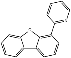 2-(dibenzo[b,d]furan-4-yl)pyridine 구조식 이미지