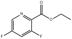 Ethyl 3,5-difluoropicolinate Structure