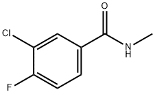 3-chloro-4-fluoro-N-methylbenzamide 구조식 이미지