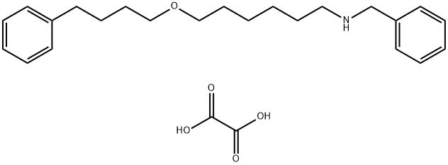 N-Benzyl-6-(4-phenylbutoxy)hexan-1-amine- oxalate Structure