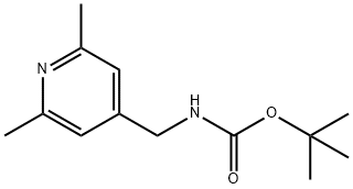 tert-butyl((2,6-dimethylpyridin-4-yl)methyl)carbamate 구조식 이미지