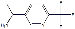 (1R)-1-[6-(TRIFLUOROMETHYL)(3-PYRIDYL)]ETHYLAMINE Structure
