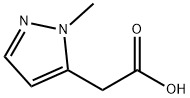 2-(1-methyl-1H-pyrazol-5-yl)acetic acid Structure