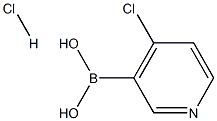 4-Chloropyridine-3-boronic acid , HCl Structure