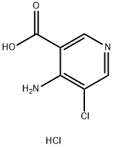 4-Amino-5-chloronicotinic acid hydrochloride Structure