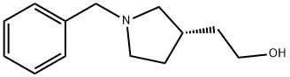 (S)-2-(1-benzylpyrrolidin-3-yl)ethanol 구조식 이미지