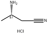 (S)-3-Aminobutanenitrile hydrochloride Structure