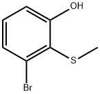 3-bromo-2-(methylthio)phenol 구조식 이미지