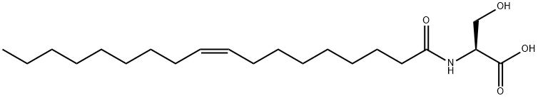 N-Oleoyl-L-Serine 구조식 이미지