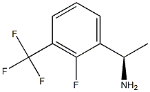(1R)-1-[2-FLUORO-3-(TRIFLUOROMETHYL)PHENYL]ETHYLAMINE 구조식 이미지