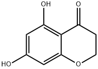 5,7-dihydroxychroman-4-one Structure