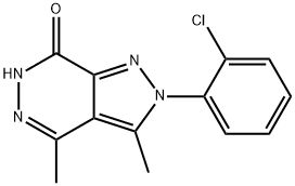 2-(2-chlorophenyl)-3,4-dimethyl-2,6-dihydro-7H-pyrazolo[3,4-d]pyridazin-7-one Structure