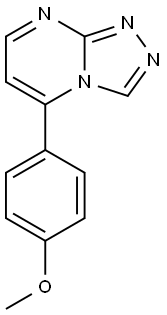 5-(4-methoxyphenyl)[1,2,4]triazolo[4,3-a]pyrimidine Structure
