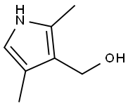 2,4-Dimethyl-3-hydroxymethylpyrrole 구조식 이미지