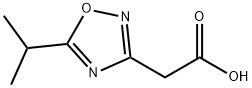 2-[5-(Propan-2-Yl)-1,2,4-Oxadiazol-3-Yl]Acetic Acid Structure