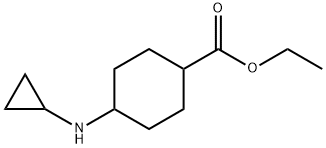 ethyl 4-(cyclopropylamino)cyclohexanecarboxylate Structure