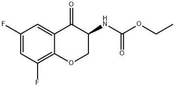 (S)-ethyl (6,8-difluoro-4-oxochroman-3-yl)carbamate(WXG00650) Structure