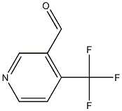 4-(trifluoromethyl)pyridine-3-carbaldehyde Structure