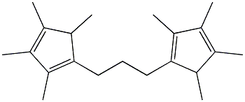 1,3-Bis(tetramethylcyclopentadienyl)propane, 98% Structure