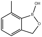1,3-dihydro-1-hydroxy-7-methyl-2,1-Benzoxaborole 구조식 이미지