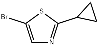 5-Bromo-2-cyclopropyl-thiazole Structure