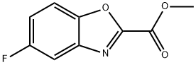 메틸5-플루오로벤조[d]옥사졸-2-카르복실레이트 구조식 이미지