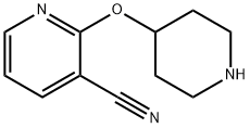 2-(Piperidin-4-yloxy)nicotinonitrile Structure