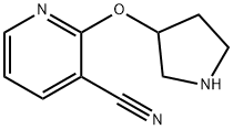 2-(Pyrrolidin-3-yloxy)-nicotinonitrile 구조식 이미지