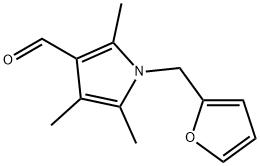 1-(furan-2-ylmethyl)-2,4,5-trimethyl-1H-pyrrole-3-carbaldehyde Structure