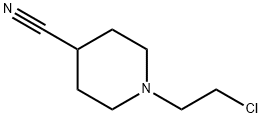 1-(2-chloroethyl)piperidine-4-carbonitrile Structure