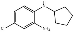 4-chloro-N1-cyclopentylbenzene-1,2-diamine Structure