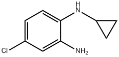 4-chloro-N1-cyclopropylbenzene-1,2-diamine Structure