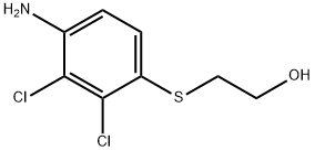 2-((4-amino-2,3-dichlorophenyl)thio)ethanol Structure