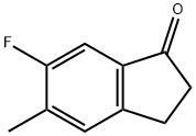 6-Fluoro-5-methyl-indan-1-one Structure