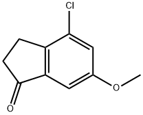 4-Chloro-6-methoxy-indan-1-one 구조식 이미지