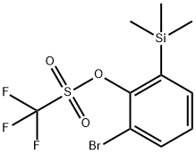 2-Bromo-6-(trimethylsilyl)phenyl triflate 95% 구조식 이미지