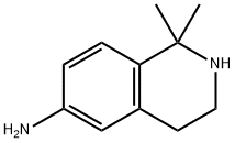 1,2,3,4-tetrahydro-1,1-dimethyl-6-isoquinolinamine Structure