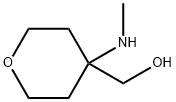 tetrahydro-4-(methylamino)-2H-Pyran-4-methanol Structure