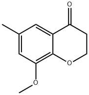 8-Methoxy-6-methyl-3,4-dihydro-2H-1-benzopyran-4-one Structure