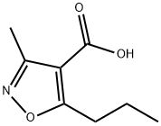 3-Methyl-5-Propyl-1,2-Oxazole-4-Carboxylic Acid Structure