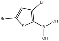 (3,5-Dibromothiophen-2-yl)boronic acid Structure